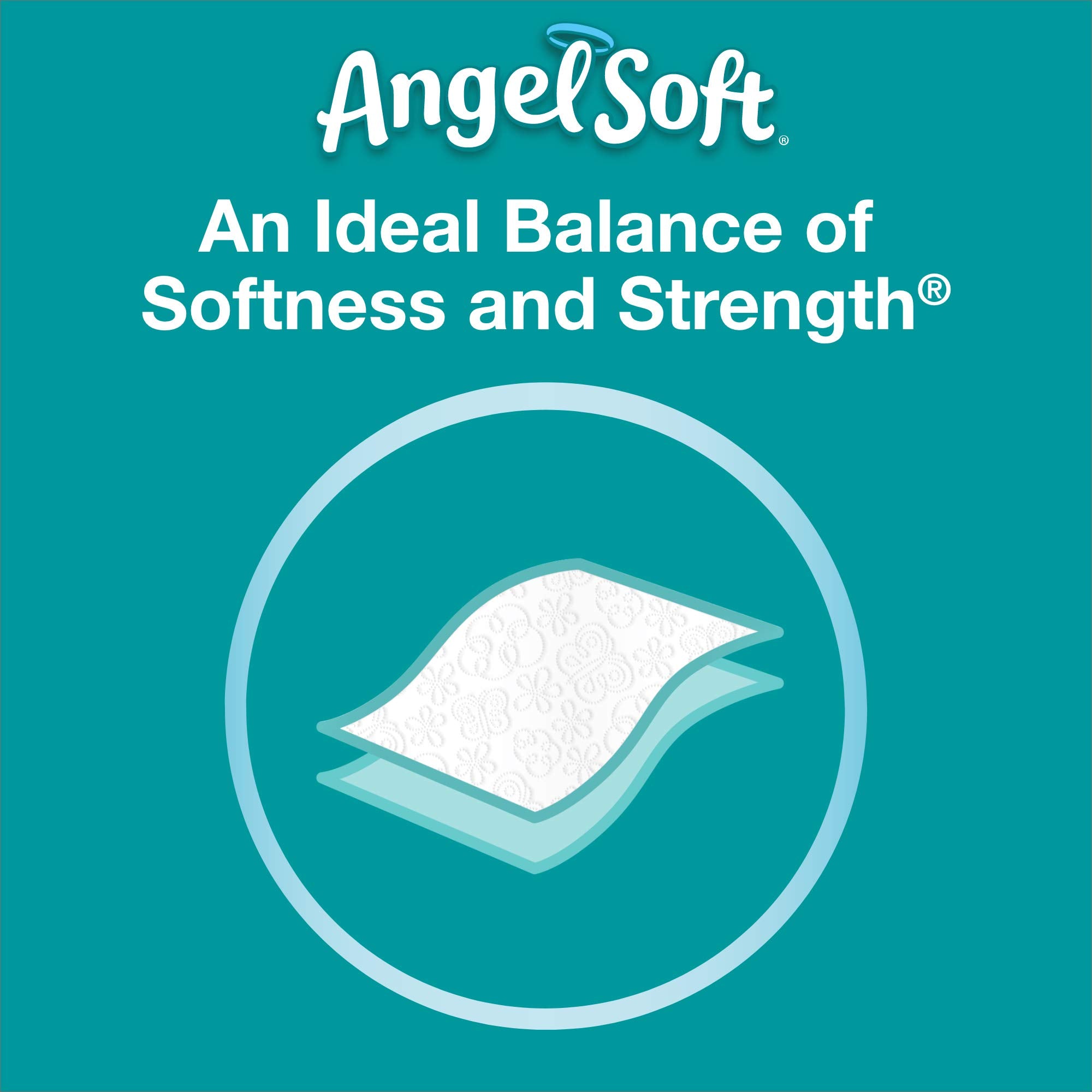 Angel Soft, Toilet Paper, Mega Rolls, 6 Count of 429 2-Ply Sheets Per Roll