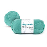 Mary Maxim Mellowspun DK Yarn, Lightweight Acrylic Yarn for Crocheting and Knitting Baby Blankets, Afghans, Sweaters, and Clothi