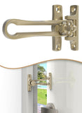 Greatim GT-SD101-GD Door Guard Swing Bar Lock, Door Latch Security Latch for Kids Safety and Home Security, Ideal for Apartment,