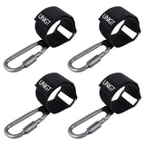 UNIGT 4 Pack UTV Hook for Hanging Headsets, Helmet and Goggles, Multipurpose Carabiners for Electric Scooter Owner Fits 1.5-2.0 