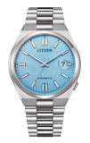 Citizen Stainless Steel Analog Multicolor Dial Men'S Watch-Nj0151-53L, Band Color-Silver