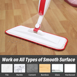 16.5 inch Grey Mop Replacement Heads, 3 Pack Pads for Wet or Dry Floor Cleaning and Scrubbing Reusable Washable Mops Heads Refil