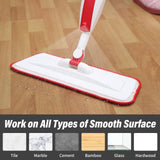 16.5 inch Grey Mop Replacement Heads, 3 Pack Pads for Wet or Dry Floor Cleaning and Scrubbing Reusable Washable Mops Heads Refil