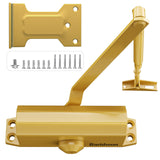 Door Closers Commercial, Hydraulic Door Closer with Hold Open, Heavy Duty Door Closer for Home, Automatic Door Slower Closer No 