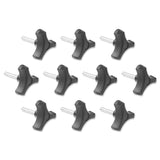 5/16-18 Male Thread Wing Nut Knob 2 inch Diameter with 2 inch Long Threaded Post for Lawn Mower, Woodworking Tools & Jigs, Clamp