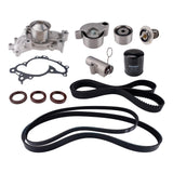 PHILTOP Timing Belt Kit with Water Pump for Toyota Camry 2002-2006 3.0L, Highlander 2002-2010, Lexus ES330/RX330, OE# 13505-2003