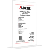 LLR49207 Lorell Tbase Standing Sign Holder