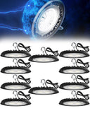 Barrina UFO LED High Bay Light, 150W 21000LM, High Bay LED Shop Lights for Warehouse, 5000K, IP65 Waterproof with 5.9FT Cable US