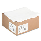 Tatco TCO31108 Embossed Paper Table Cover with Plastic Liner, White, 108 Length, 54 Width, Pack of 20