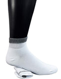 Yomandamor Men's Diabetic Ankle Socks with Seamless Toe and Non-Binding Top,6 Pairs L Size(10-13)