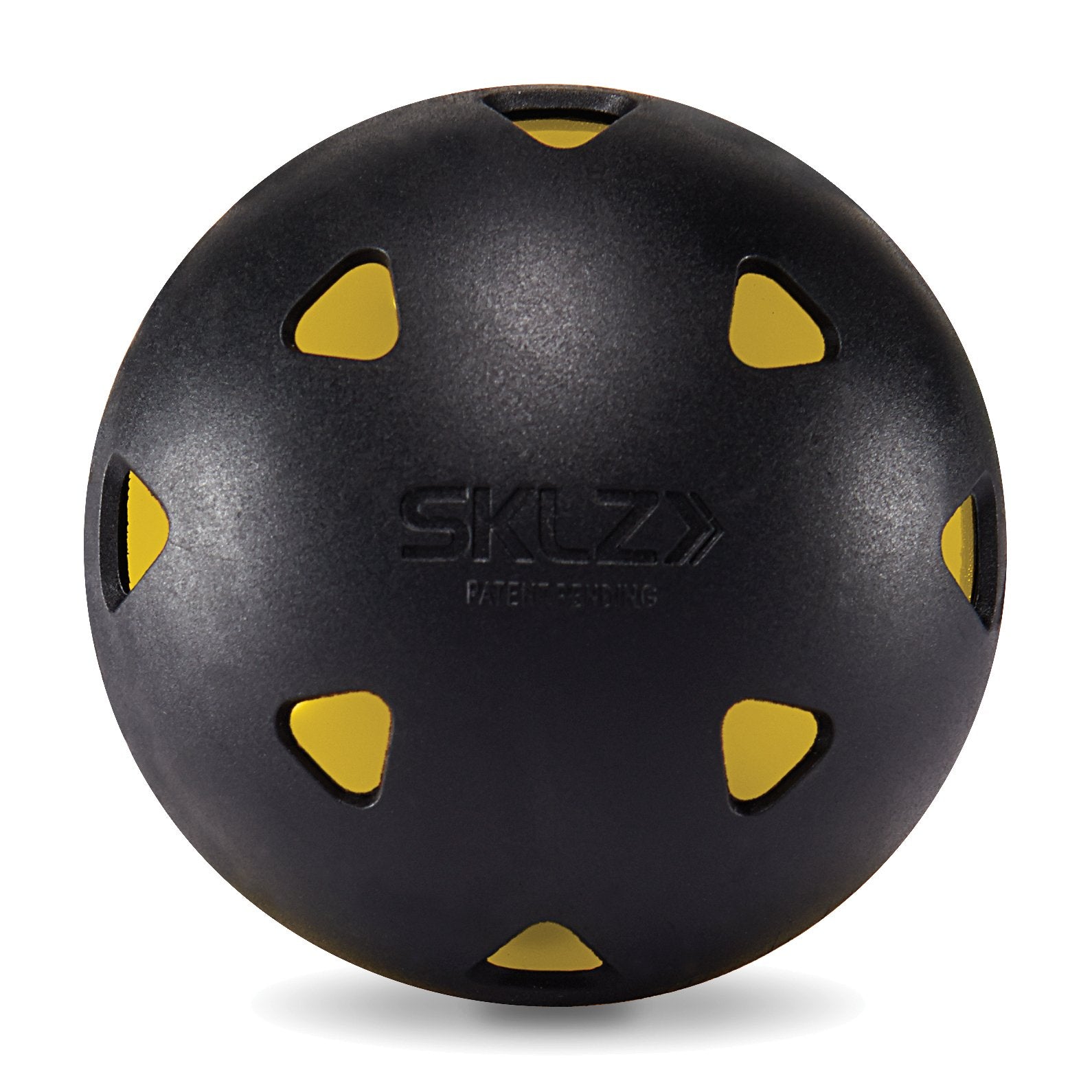 Sklz Impact Limited-Flight Practice Baseball, Softball, And Mini Balls (Softballs, 8 Pack), Black/Yellow