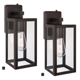YoonLIT Dusk to Dawn Outdoor Wall Lantern, Front Porch Lights Anti-Rust, Exterior Waterproof Wall Sconce Fixtures for Patio, Doo