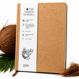 The Urban Nordic Hardcover Notebook A5 | Premium Textured Diary For Writing, Office & Gifting | Coconut Husk Paper Cover | 160 P