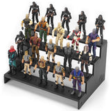 3.75 inch Action Figure Risers Stand, VINTAGE (1977-1985) Star was/ Gijeo Figure Display Stands with Flexible Pegs, Toy Support 