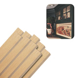Hardwood Square Dowels (3/4 x 36, Pack of 9) | Variety of Diameters & Wood Species | Unfinished Wooden Dowel Rods for Crafts & D