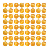 MJDCB 45pcs Golden Yellow Cat Eye Stone Beads 8mm Round Crystal Loose Bead for Jewelry Making DIY Bracelets Necklace Accessories