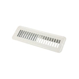 JR Products 02-28925 Undampered Floor Register - 2 x 10, White