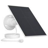 Solar Panel Charger for Arlo Pro 5s 2K/ Pro 4/ Pro 3/ Pro 3 floodlight/Ultra 2/ Go 2/ Ultra Camera, 6V Solar Panel Charging with