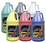 Chroma Acrylic Essential Set, 1/2 Gallon Jugs, Assorted Primary Colors, Set Of 6 - 59001
