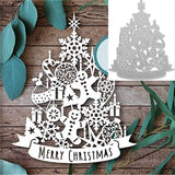 Merry Christmas Tree Metal Die Cuts,Gingerbread Man Gifts Snowflak Frame Cutting Dies Cut Stencils For Diy Scrapbooking Photo De
