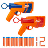 Nerf N Series Duo Pack, Includes 2 Ward Blasters, 12 N1 Darts Compatible Only with Nerf N Series Blasters, Kids Outdoor Games, C