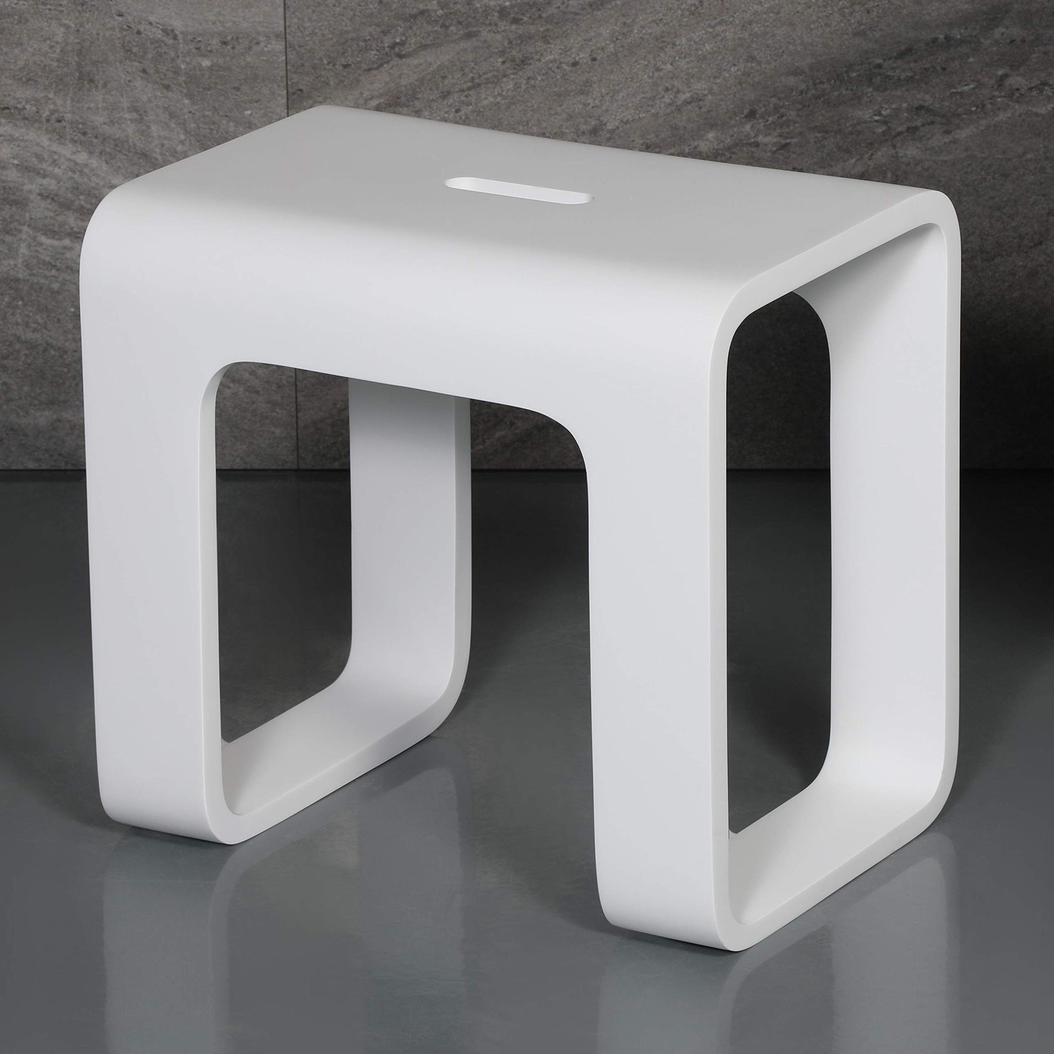 Alfi Brand Abst99 Bench, White Matte