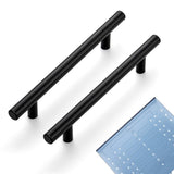 Ravinte 32 Pack | 7.38'' Cabinet Pulls Matte Black Stainless Steel Kitchen Drawer Pulls Cabinet Handles 7-3/8  Length, 5Hol