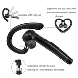 ICOMTOFIT Bluetooth Headset, Wireless Bluetooth Earpiece V5.0 Hands-Free Earphones with Built-in Mic for Driving/Business/Office
