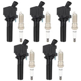 ECCPP UF497 5 ignition coils with 5 iridium Spark Plugs for Chevrolet for Hummer Colorado Canyon H3 H3T L5 3.7L 2007 2008 2009 2