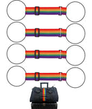 4Pcs Luggage Straps, Travel Packing Accessories, Elastic Binder Straps For Suitcases And Trolley Bags, Adjustable Fastening Stra