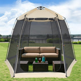 Alvantor Screen House Gazebo, 4-6 Person Pop Up Screen Tent, Instant Screen Room with Carry Bag, Outdoor Mosquito Tent Camping, 