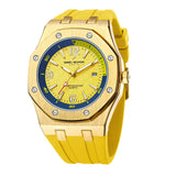 Daniel Hechter Analogue Yellow Dial Men'S Watch-Dhm1015-02