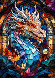 GMETNIC Dragon Diamond Painting Kits, Diamond Art Kits for Adults 5d Diamond Painting for Beginners, Wall Decor Gifts Round Diam