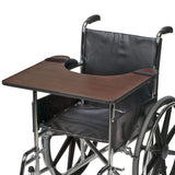 DMI Wood Wheelchair Lap Tray, Wheelchair Tray, Removable Wheelchair Tray Table, Wheelchair Table Tray for Seniors, Hardwood, 1 C