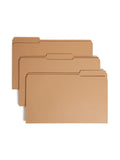 Smead Fastener File Folder, 1 Fastener, Reinforced 1/3Cut Tab, Legal Size, Kraft, 50 Per Box (19834)