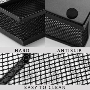 Ludato 2 Pieces Mesh Pen Holder Desk Organizers and Accessories for Desk