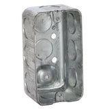 Hubbell WIRING660 662077 Handy Box with Single Gang, Six 1/2 Knockouts and 17/8 Deep