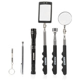 NEIKO 20736A (6) Piece Set, Magnetic Tool & Telescoping Mirror Set, Adjustable Telescoping Magnetic Pickup Tool, Flashlight 15lb