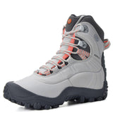 XPETI Women's Thermator Mid High-Top Waterproof Hiking Boot Non-slip hunting boots White 7