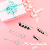 Fashion Pearl Brooch, Sweater Shawl Pearl Pin, Elegant and Fashionable, Enhance your Temperament, Suitable for a Variety of Occa