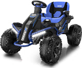 ANPABO 24V 4x4 Ride On Toy for Big Kids, 4x200W Motors, 5MPH, Kid Car w/Parent Remote, Wide Adjustable Seat, Headlights, Metal F