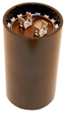 NTE Electronics MSC125V145 Series MSC Motor Start AC Electrolytic Capacitor, Two 0.250 Quick Connect Terminals, 145174 F Capac