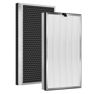 ANGELOYANG 2 Pack 112 Replacement Filter compatible with 112 Replacement Filter Air Purifier V2.0, 3-IN-1 Filter Made of Pre-Fil