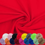 Nylon Spandex Fabric, 80% Nylon, 20% Spandex, Swimwear, Activewear Fabric 4 Way Stretch Sports, Dance, Yoga (Red, 1 Yard)