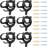 6 Counts Horse Bridle Rack, Bridle Bracket Bridle Hooks with Tubes and Screw, Horse Tack Storage Halter Hanger Metal Bridle Hold