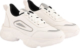 Shoetopia Girls White Lace Up Stylish Casual Sneakers Shoes-Eu37,White,4,B09NBXJNSR