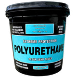 CrystaLac Extreme Protection Water Based Polyurethane (Semi Gloss, 32oz Quart): Self Leveling, Non Yellowing, Brush or Spray, UV