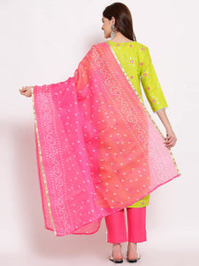 Gosriki Women'S Cotton Straight Kurta With Pant & Dupatta (Kptd-Cot-10022-Light Green_Xl-Go_Light Green_X-Large),Light Green,,B09LSBVZFS