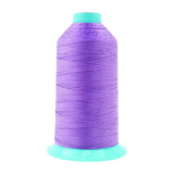 Mandala Crafts Size 346 210D T350 Bonded Nylon Thread - Lilac 415 YDs Tex 350 Heavy Duty Sewing Threads for Leather, Jeans, Weav