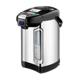 NutriChef Digital Water Boiler and Warmer - 5L/5.28 Qt Stainless Electric Hot Water Dispenser w/LCD Display, Rotating Base, Keep